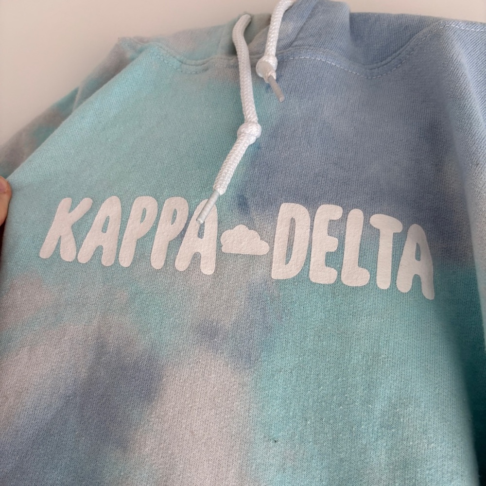 Kappa Delta Tie-Dyed Hoodie Sweatshirt